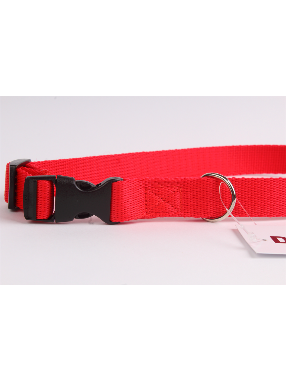 DogStuffs Obroża z plastikową klamrą 20mm/30-55cm czerwona