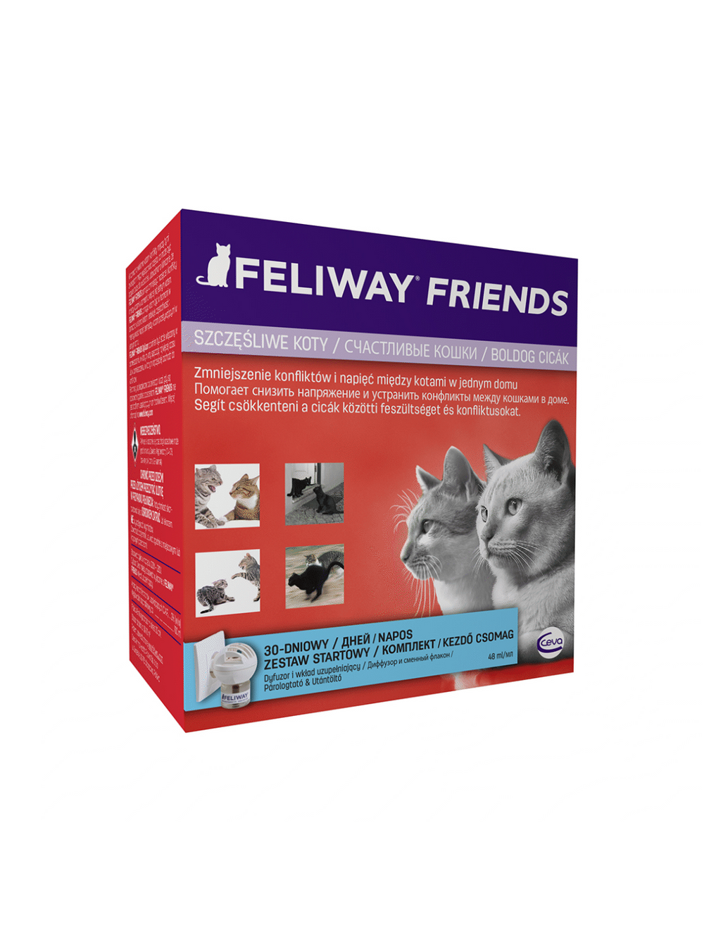 CEVA Feliway Friends dyfuzor + flakonik 48 ml z feromonem C.A.P.