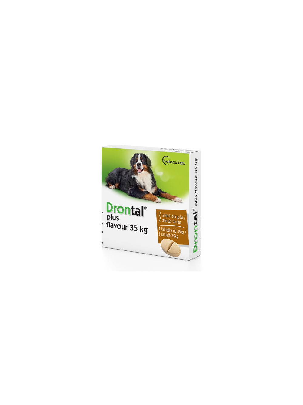 VETOQUINOL Drontal Plus Flavour 35kg Tabletki Dla Psów 2tabl.