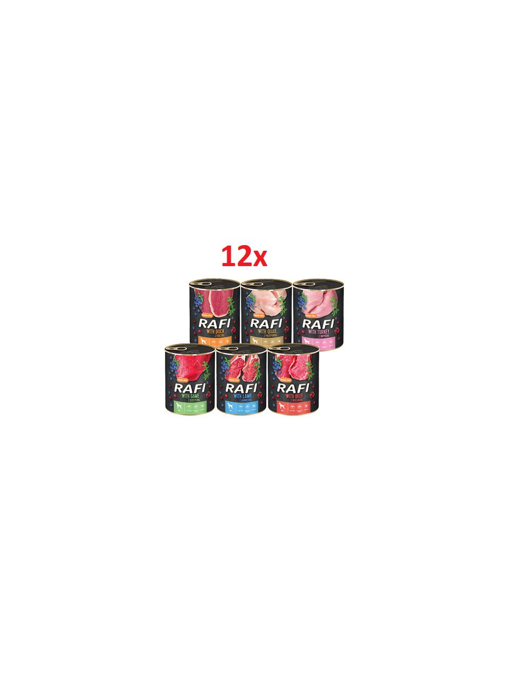 DOLINA NOTECI Rafi dla psa mix 12x800g