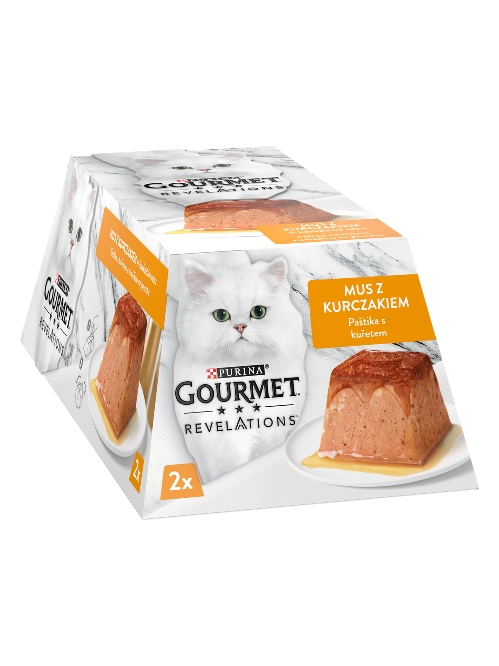 GOURMET Revelations Mus z Kurczakiem w kaskadzie sosu 8x57g (4x2x57g)