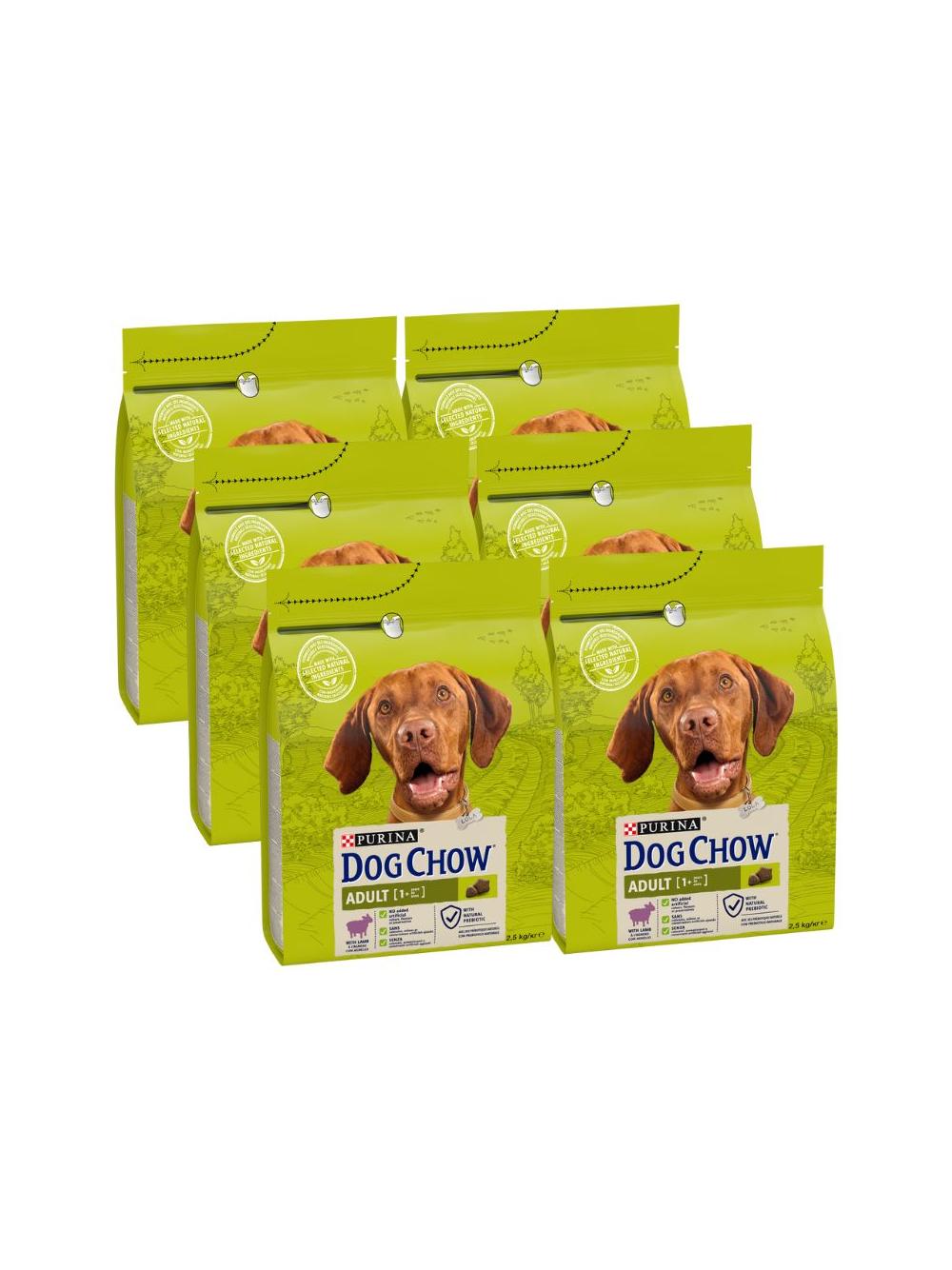 PURINA Dog Chow Adult Lamb 15kg (6x2,5kg)