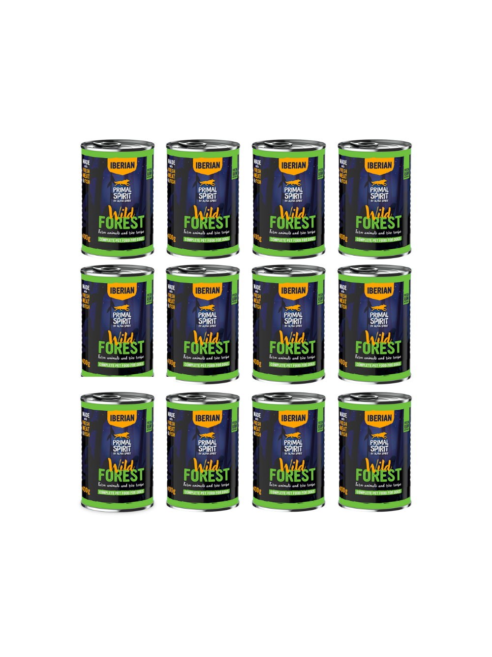 PRIMAL SPIRIT Iberian Wild Forest 12x400g puszka