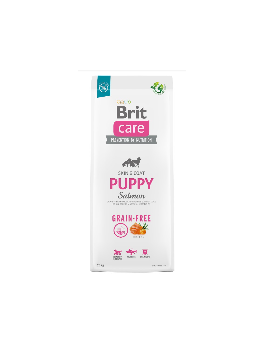 BRIT CARE Dog Grain-free Puppy Salmon 12kg