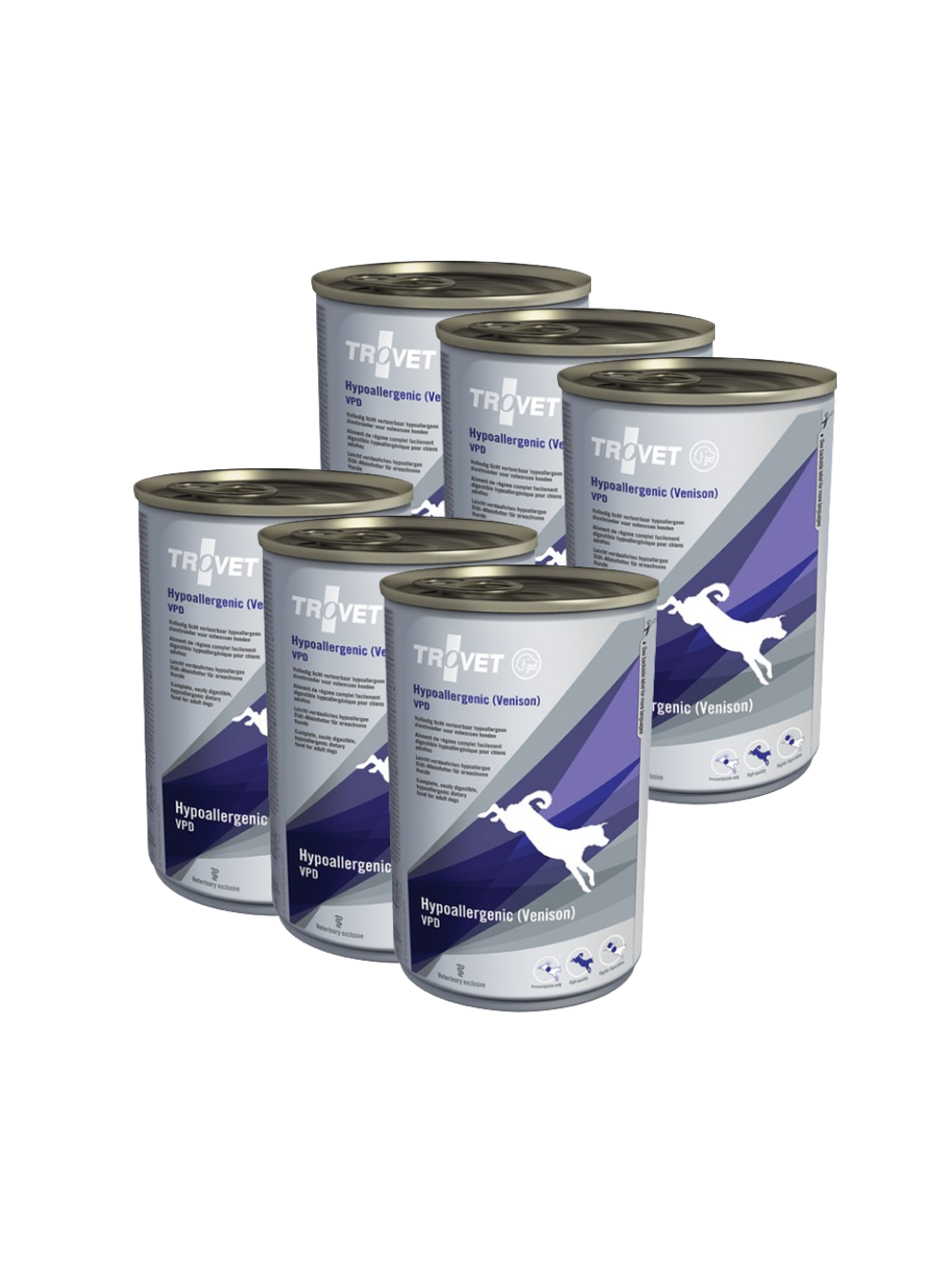 TROVET VPD Hypoallergenic - Venison (dla psa) 6x400g - puszka