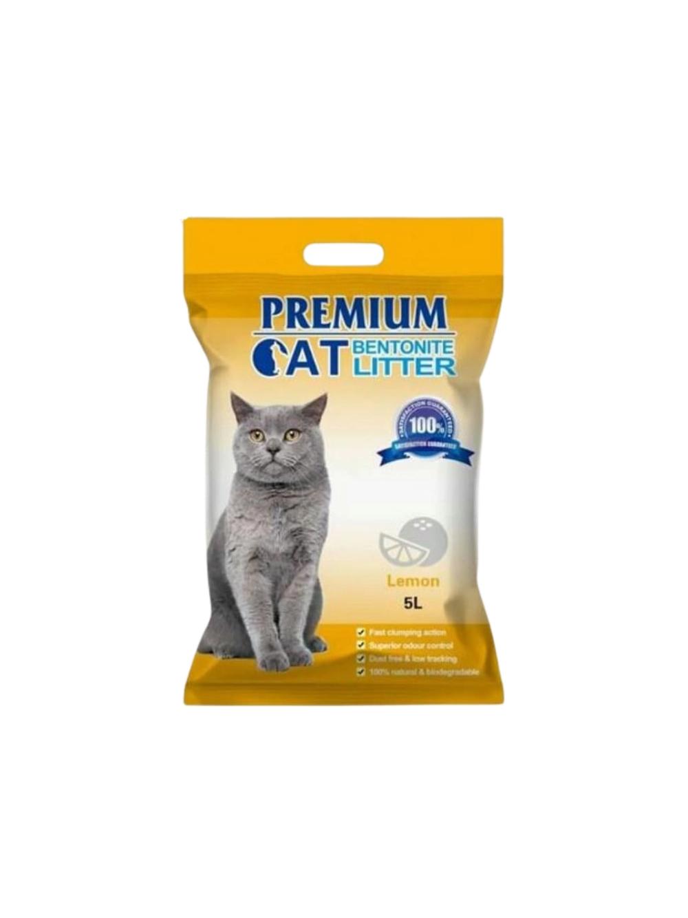 Premium Cat Żwirek Bentonitowy Zbrylający - Mix 3x5L