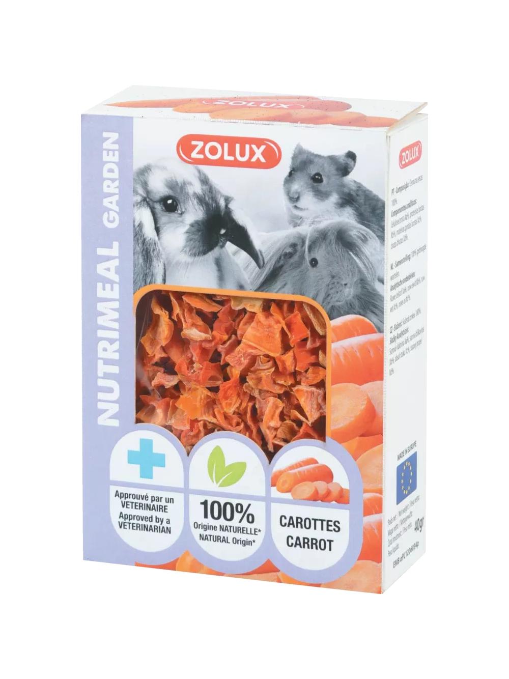 ZOLUX Przysmak NUTRIMEAL3 GARDEN z marchewką 40 g