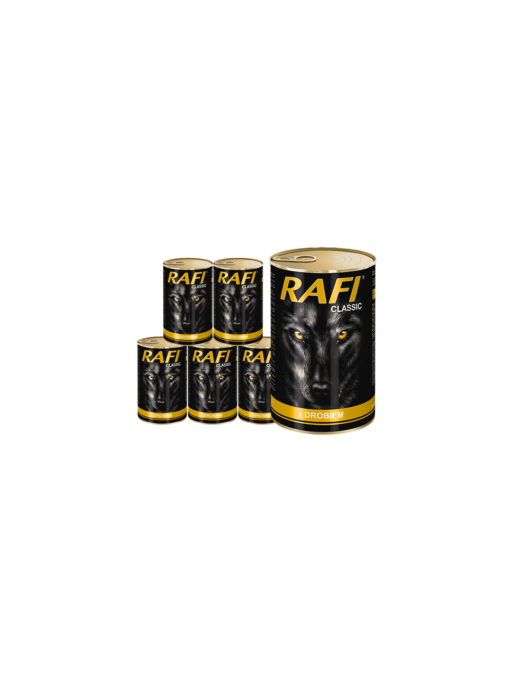 Rafi Classic z Drobiem w Sosie 6x1240g