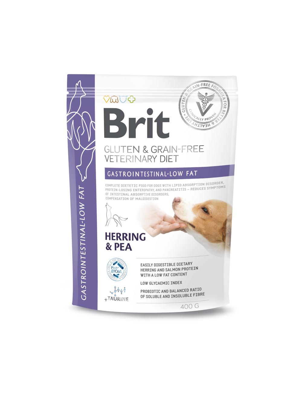BRIT GF Veterinary Diets dog Gastrointestinal-Low Fat 400g