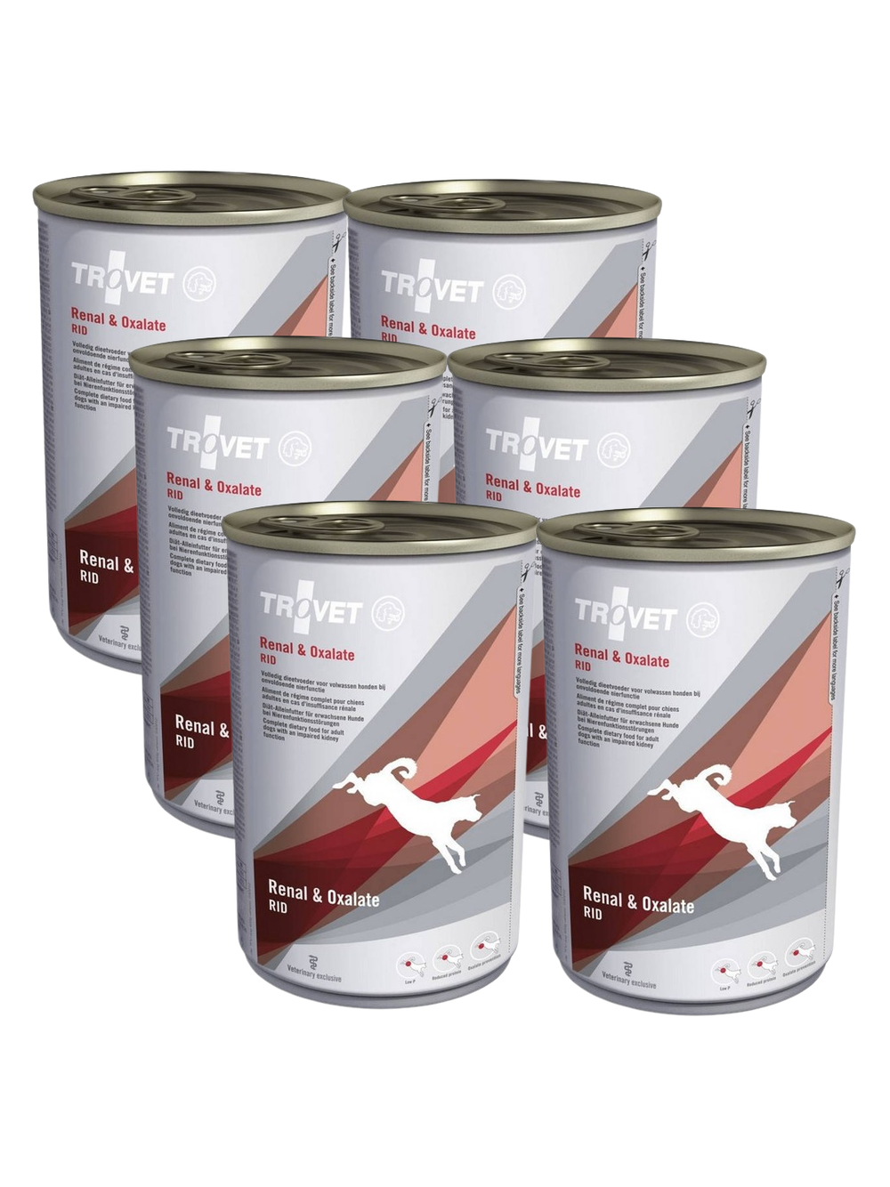 TROVET RID Renal & Oxalate (dla psa) 6x400g - puszka