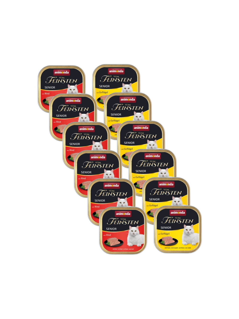 ANIMONDA Vom Feinsten Senior Cat Mix Smaków 12x100g