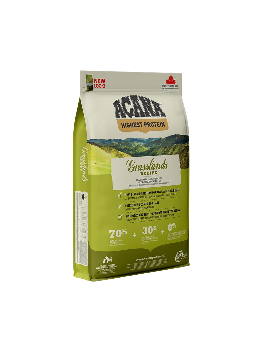 ACANA Grasslands Dog 11,4kg//Opakowanie uszkodzone (6146) !!!