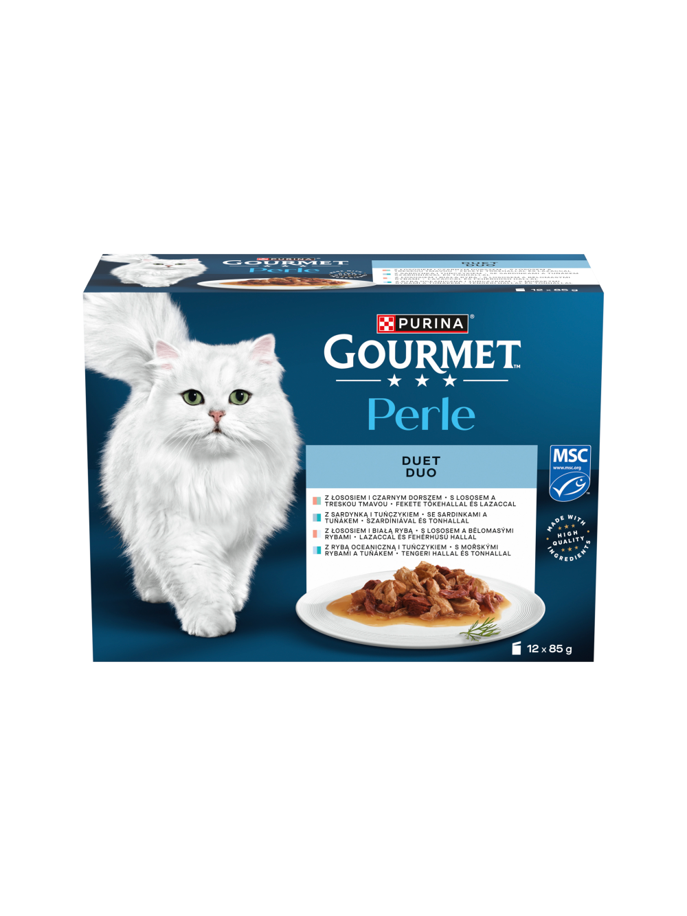 Gourmet Perle Karma dla kotów duet 48x85g