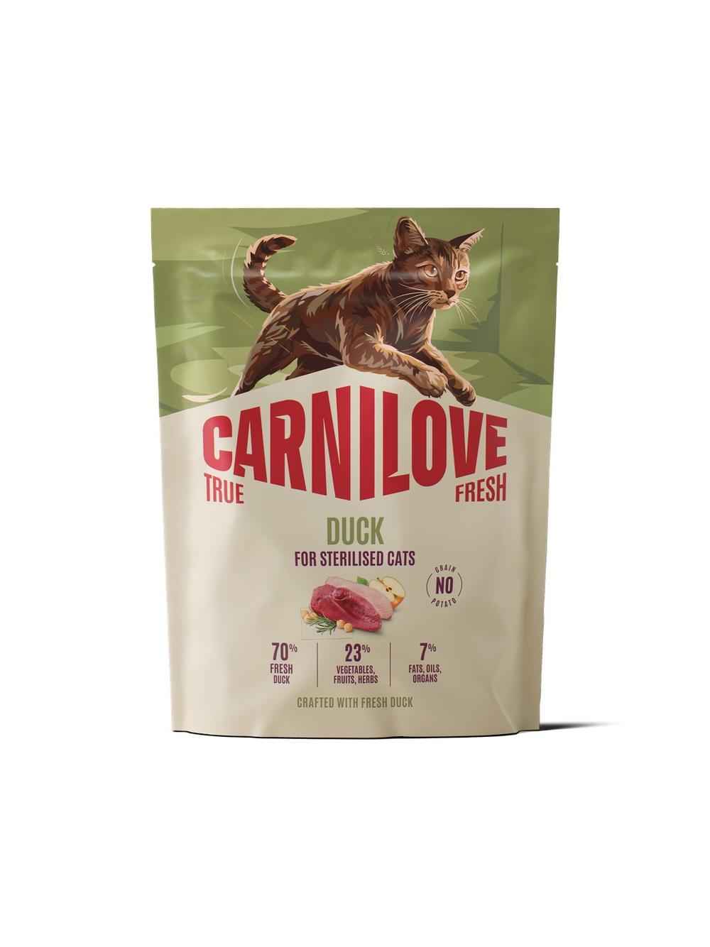 Carnilove True Fresh Cat Duck for Sterilised Adult 2 kg