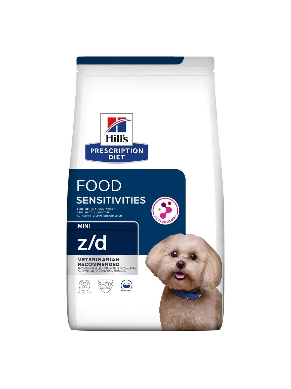HILL'S PD Prescription Diet Canine z/d Food Sensitivities Mini 6kg