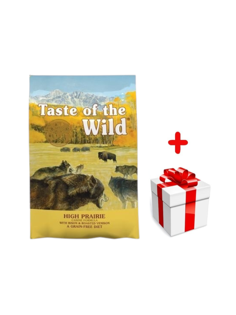 TASTE OF THE WILD High Prairie 5,6kg + niespodzianka dla psa GRATIS!