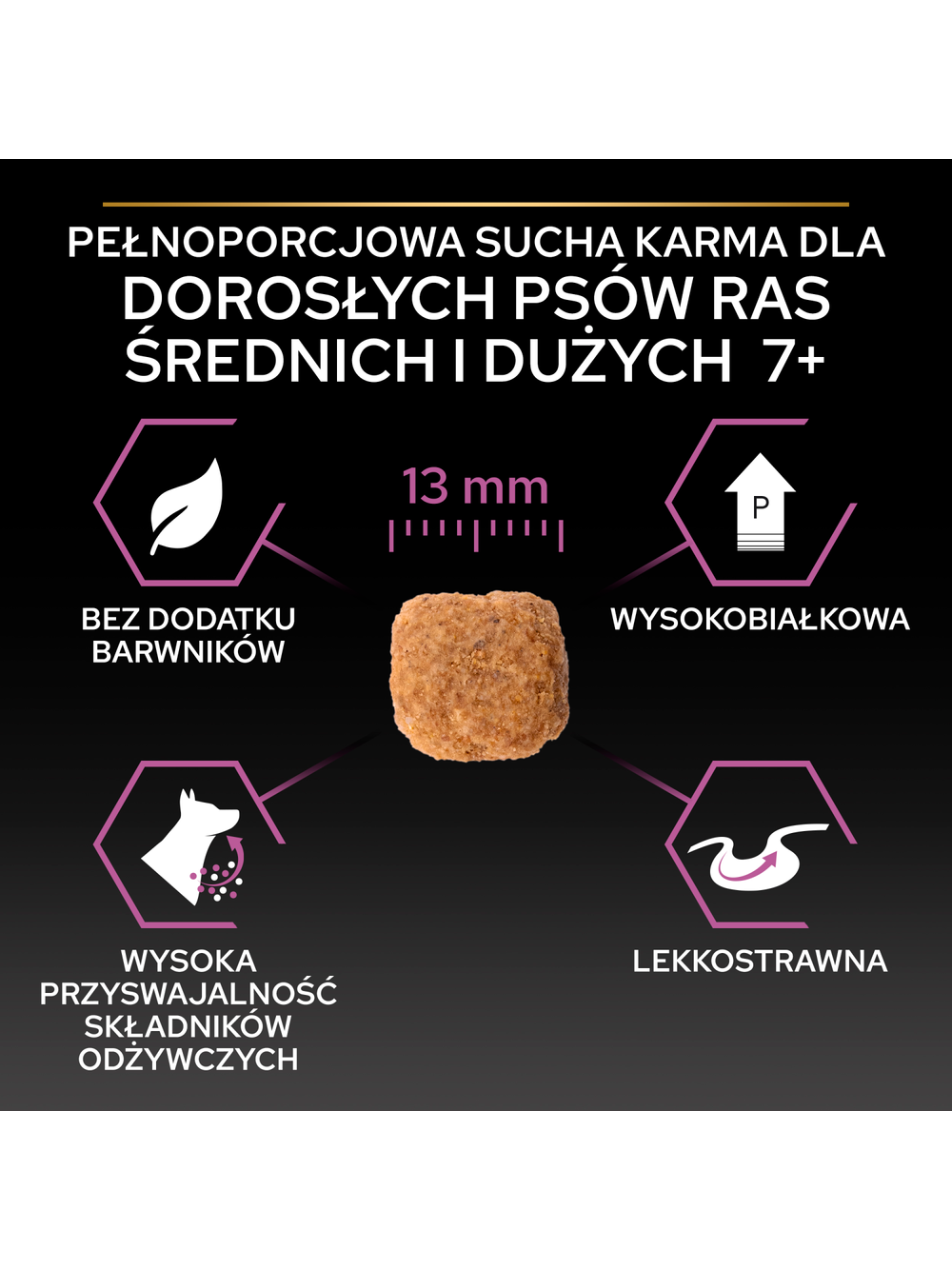 Purina Pro Plan Medium & Large Adult 7+ Optiage 14kg  niespodzianka dla psa GRATIS!