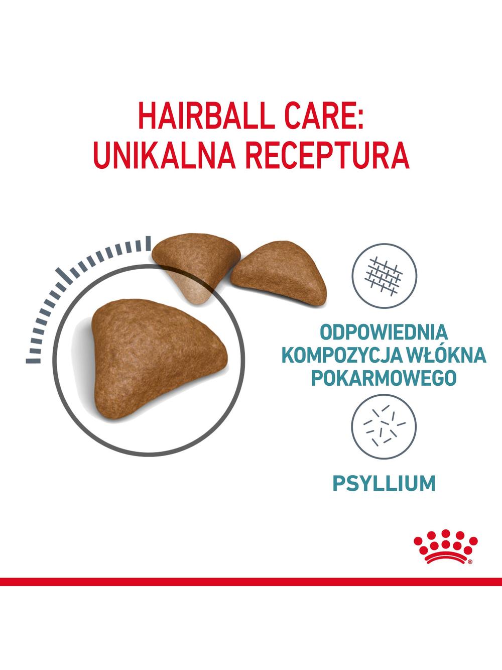 ROYAL CANIN Hairball Care 10kg karma sucha dla kotów dorosłych, eliminacja kul włosowych + niespodzianka dla kota GRATIS!
