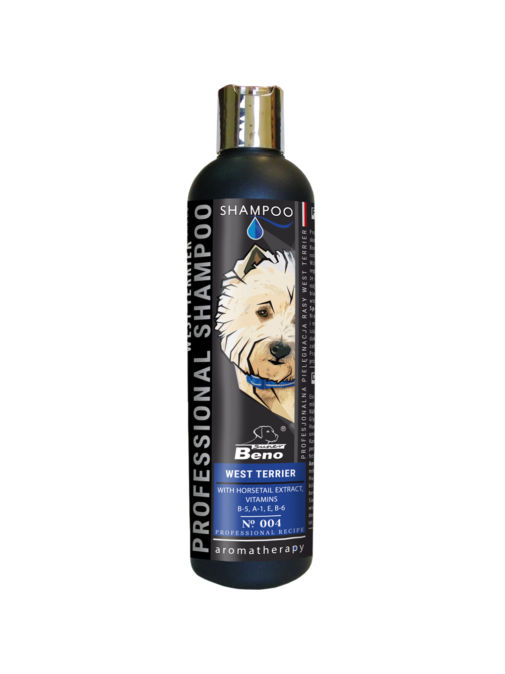 SUPER BENO PROFESSIONAL mokry szampon DLA WEST TERRIERA 250ml