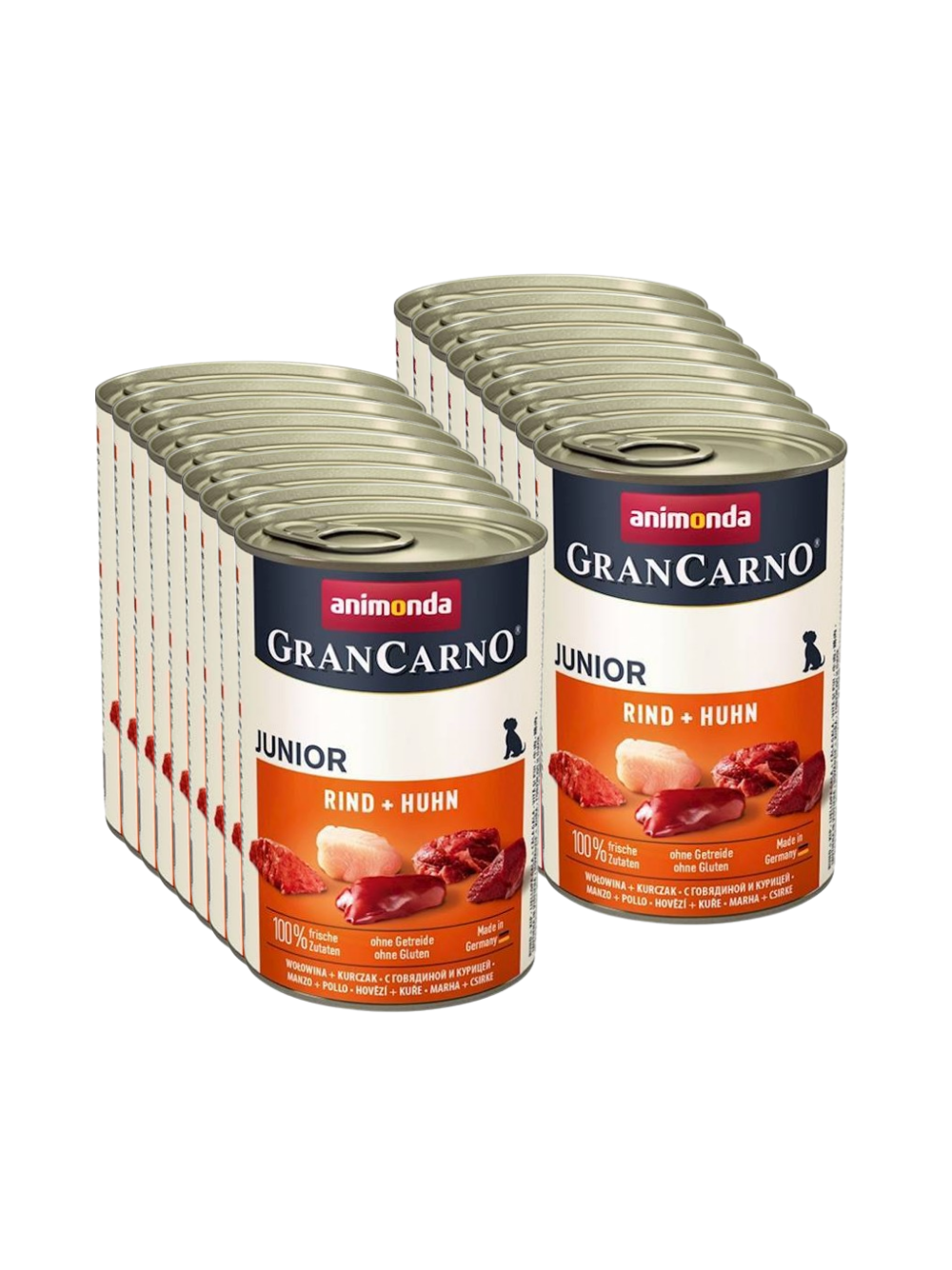 ANIMONDA GranCarno Junior smak: Wołowina + kurczak 18x400g
