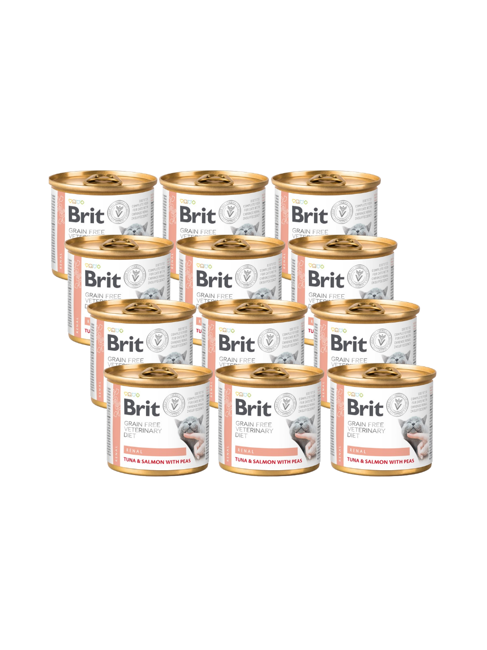 Brit gf veterinary diets cat Renal 12x200g