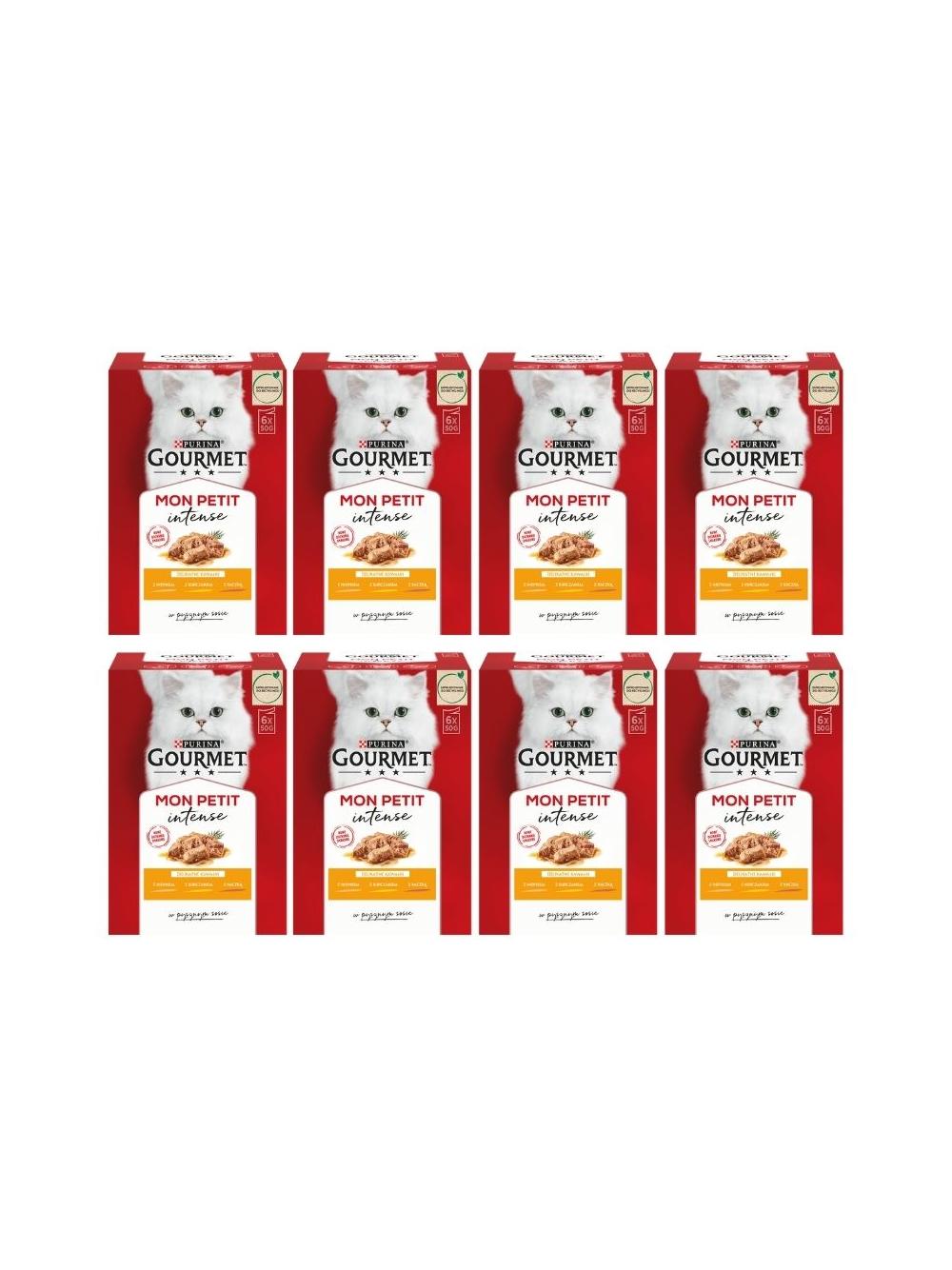 GOURMET mon Petit Pokarm dla kotów - MIX Drobiowy 48x50g