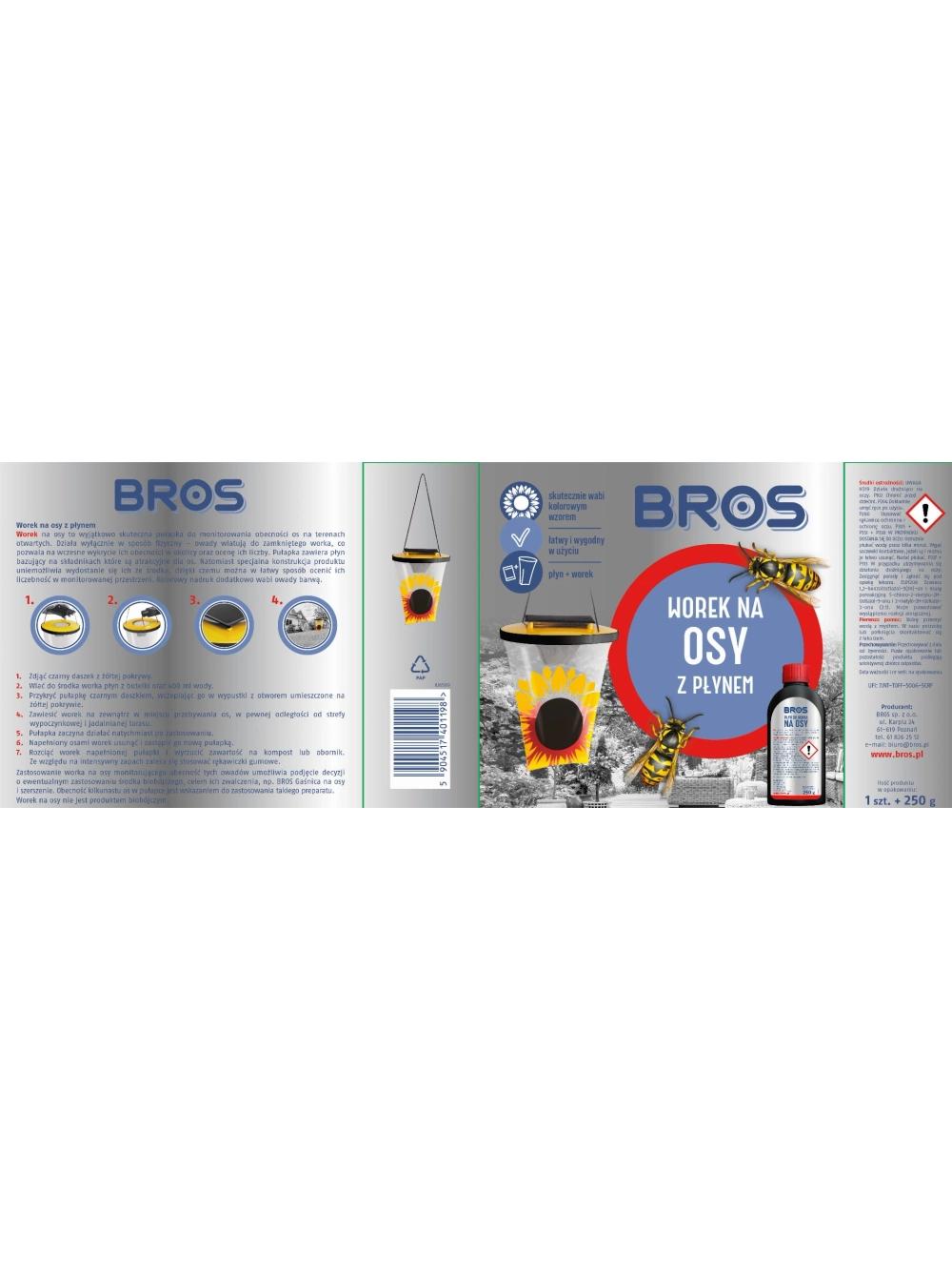 BROS – Worek na osy z płynem