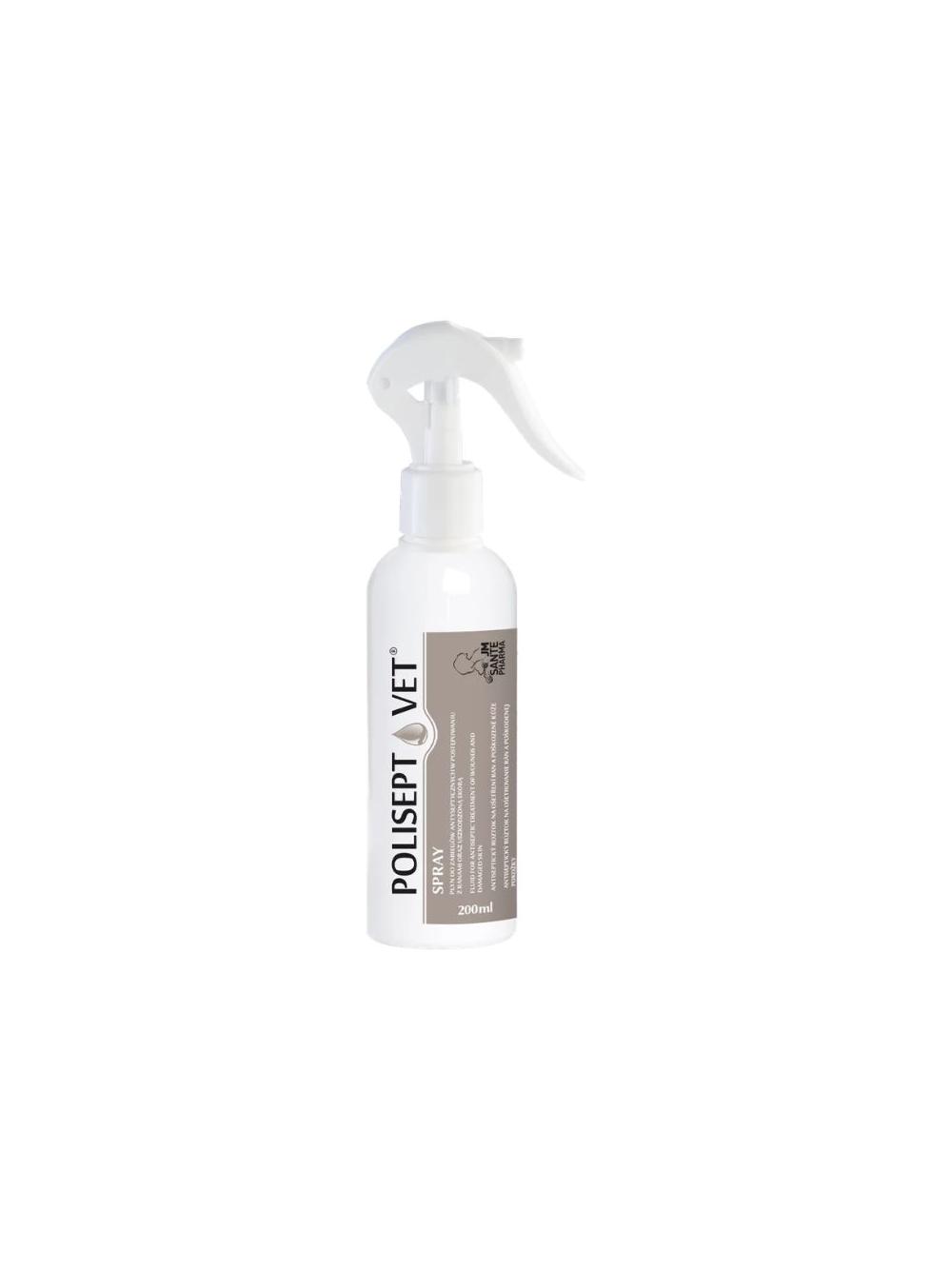 JM SANTE POLISEPT VET® SPRAY – płyn na rany dla psa i kota 200 ml
