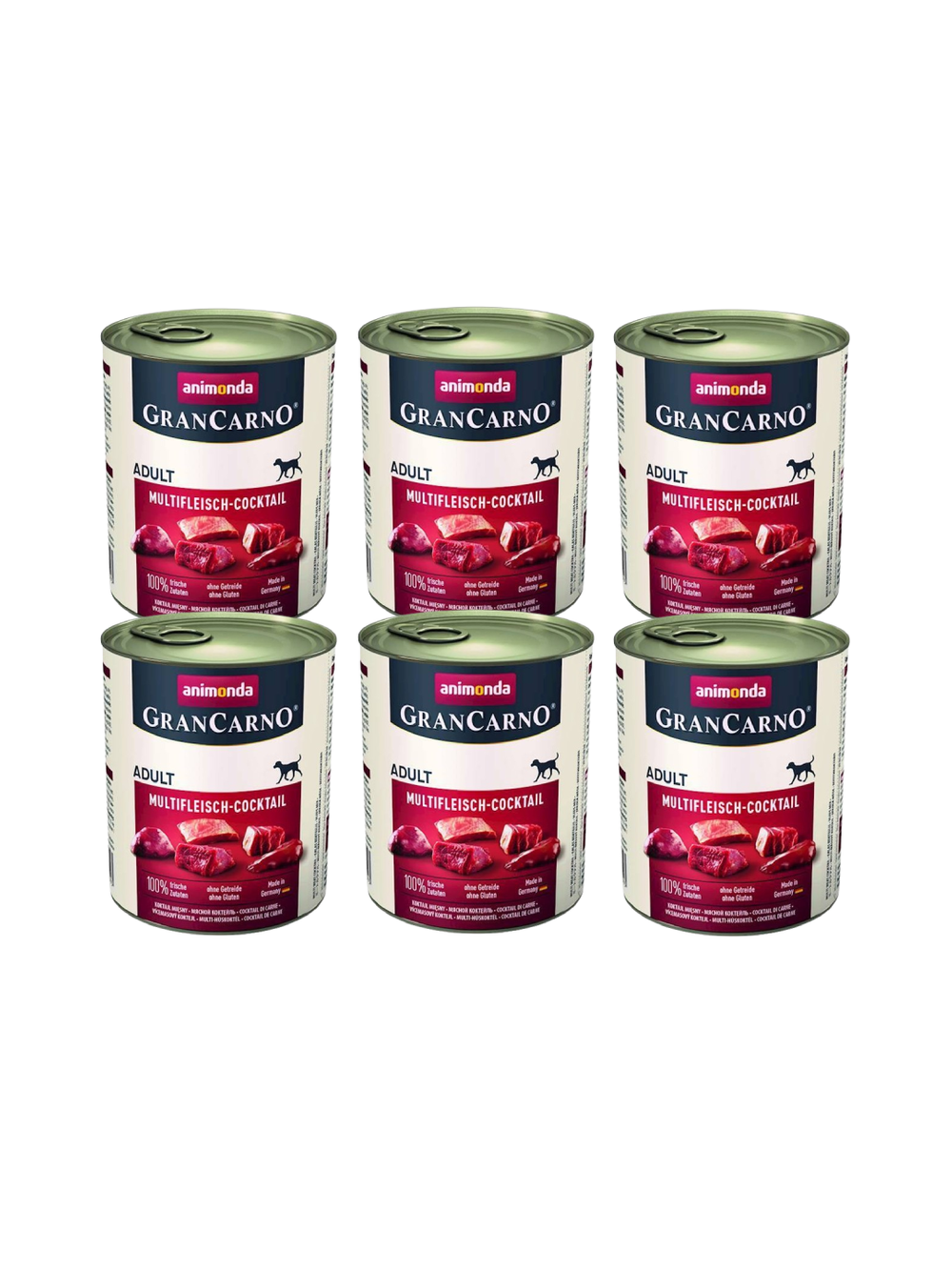 ANIMONDA GranCarno Adult Dog smak: Koktajl mięsny 6 x 800g