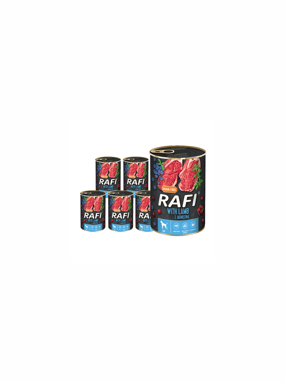 DOLINA NOTECI Rafi z jagnięciną 6x400g