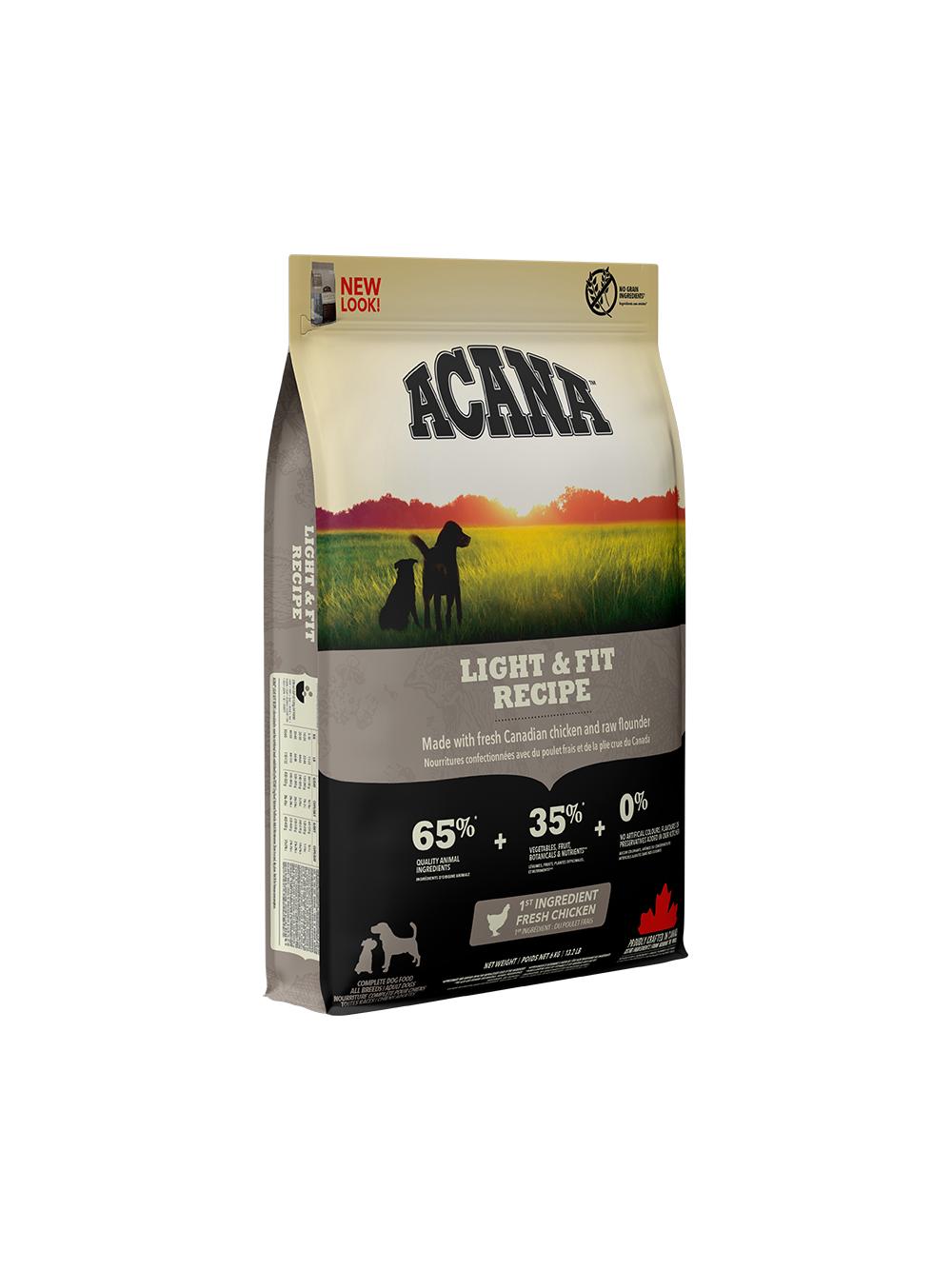 ACANA Light & Fit Dog 6kg + niespodzianka dla psa GRATIS!