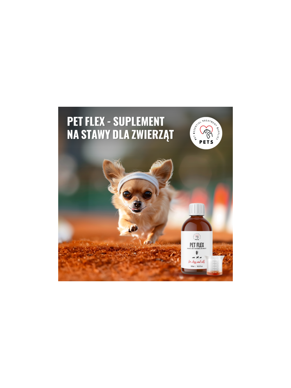 PET FLEX – Preparat na stawy i mobilność dla zwierząt 500ml