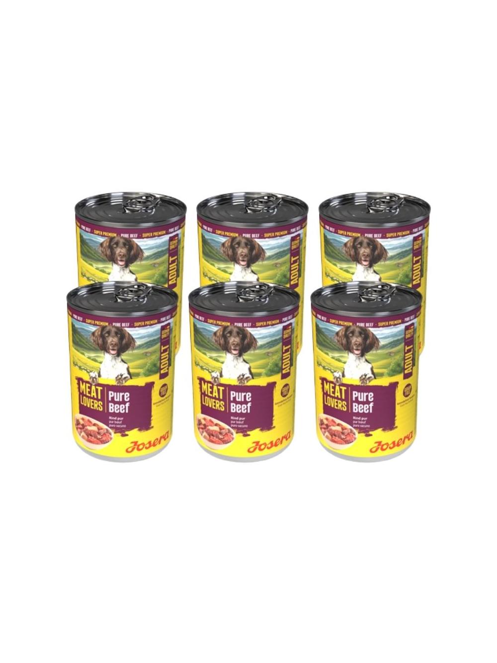 JOSERA Meatlovers Pure Wołowina 6x400g
