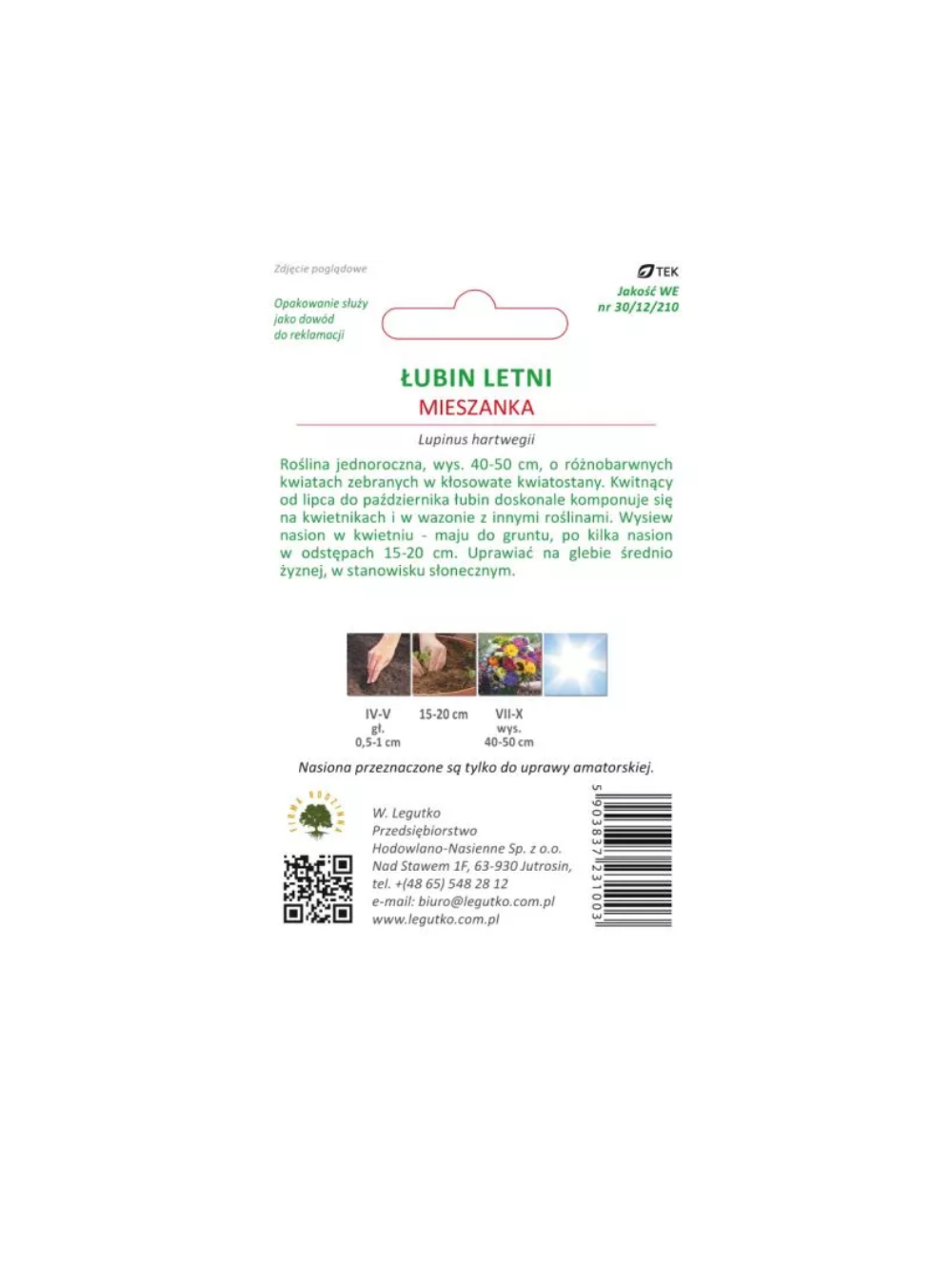 Łubin letni mieszanka