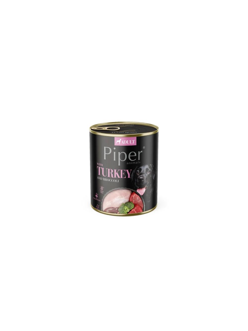 DOLINA NOTECI Piper dla psa z indykiem i brokułem 24x800g