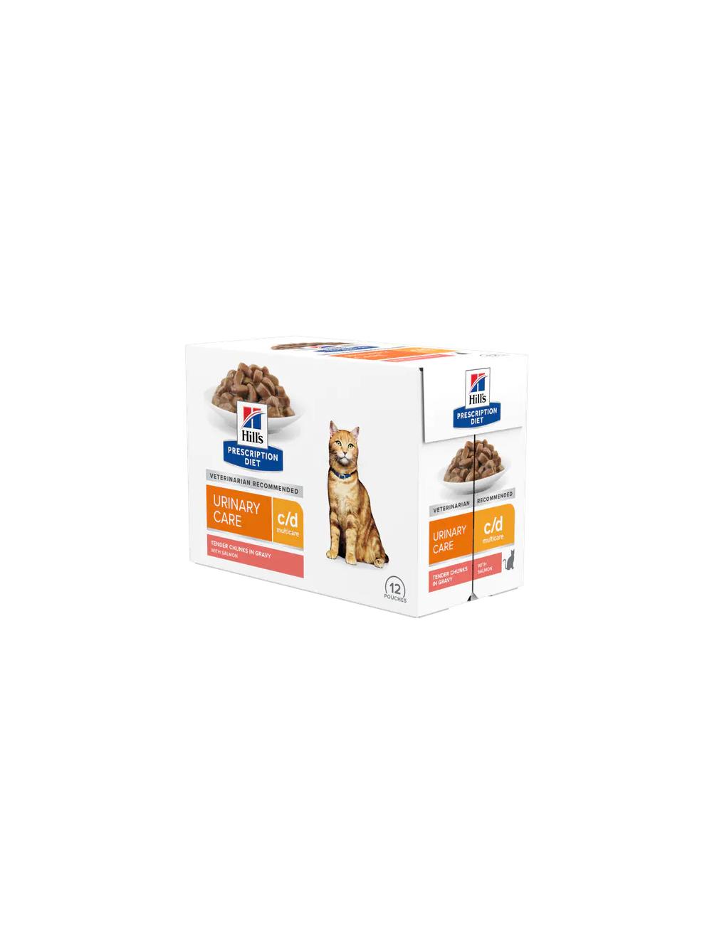 HILL'S PD Prescription Diet Feline c/d Salmon 85g saszetka