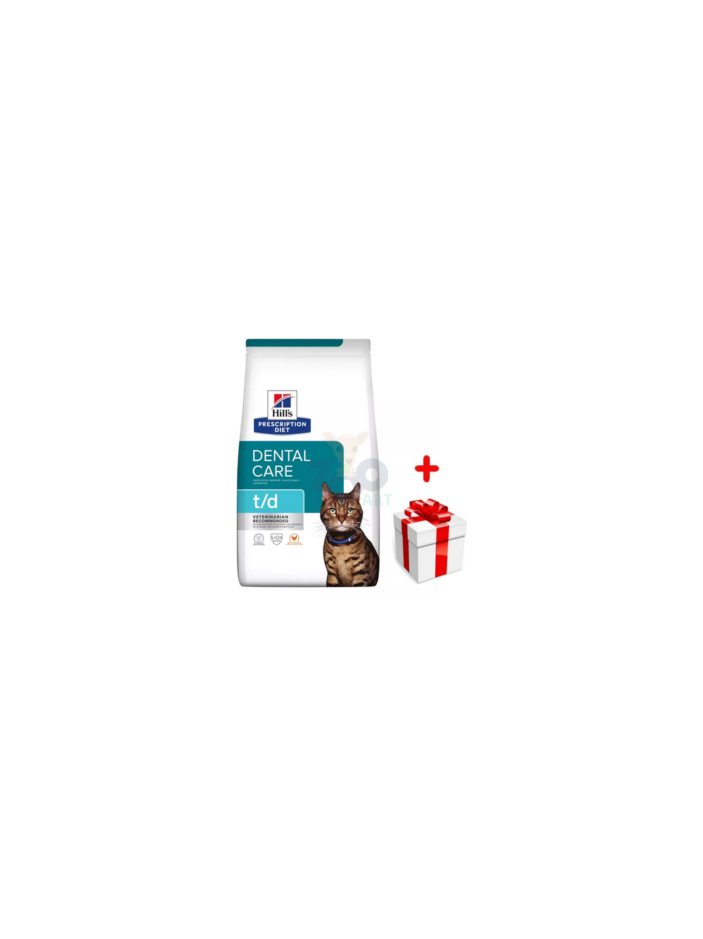 HILL'S PD Prescription Diet Feline t/d 3kg + niespodzianka dla kota GRATIS!