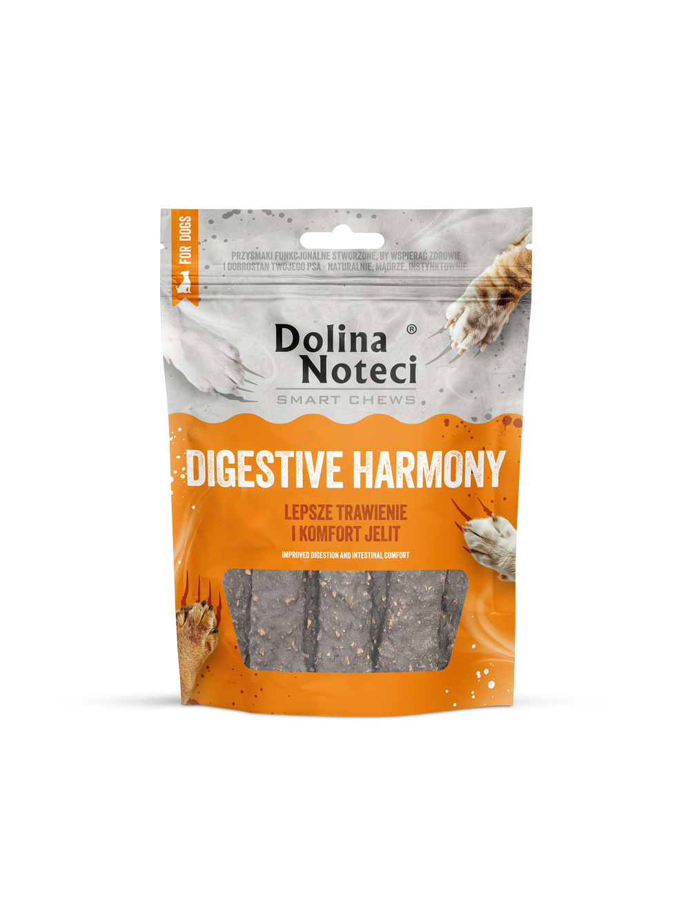 DOLINA NOTECI Smart Chews Digestive Harmony przysmaki dla psa 100g 3+1 GRATIS!