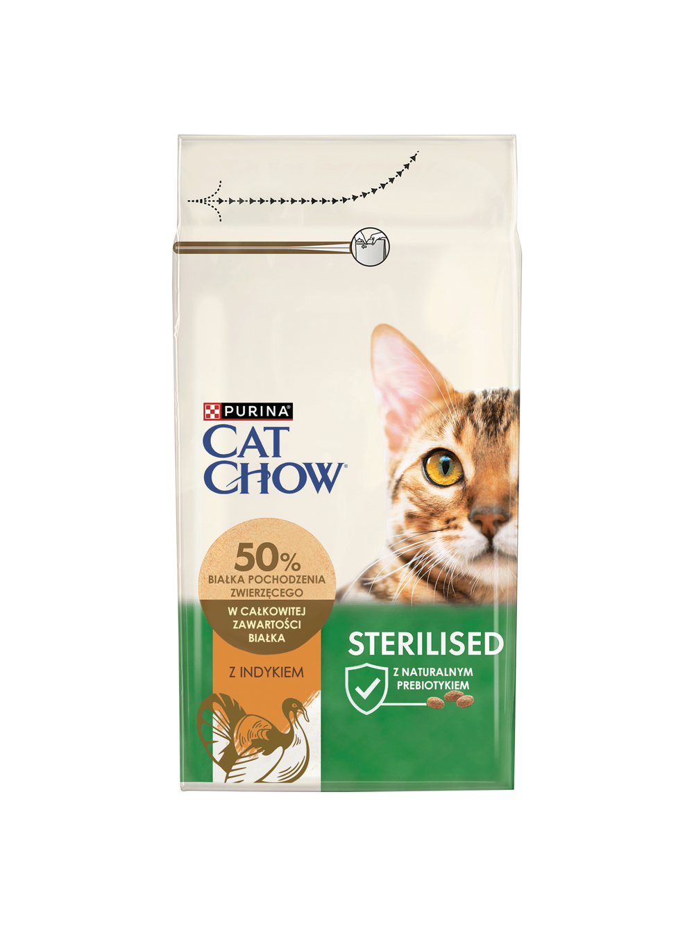 PURINA Cat Chow Sterilised Karma z indykiem 1,5kg