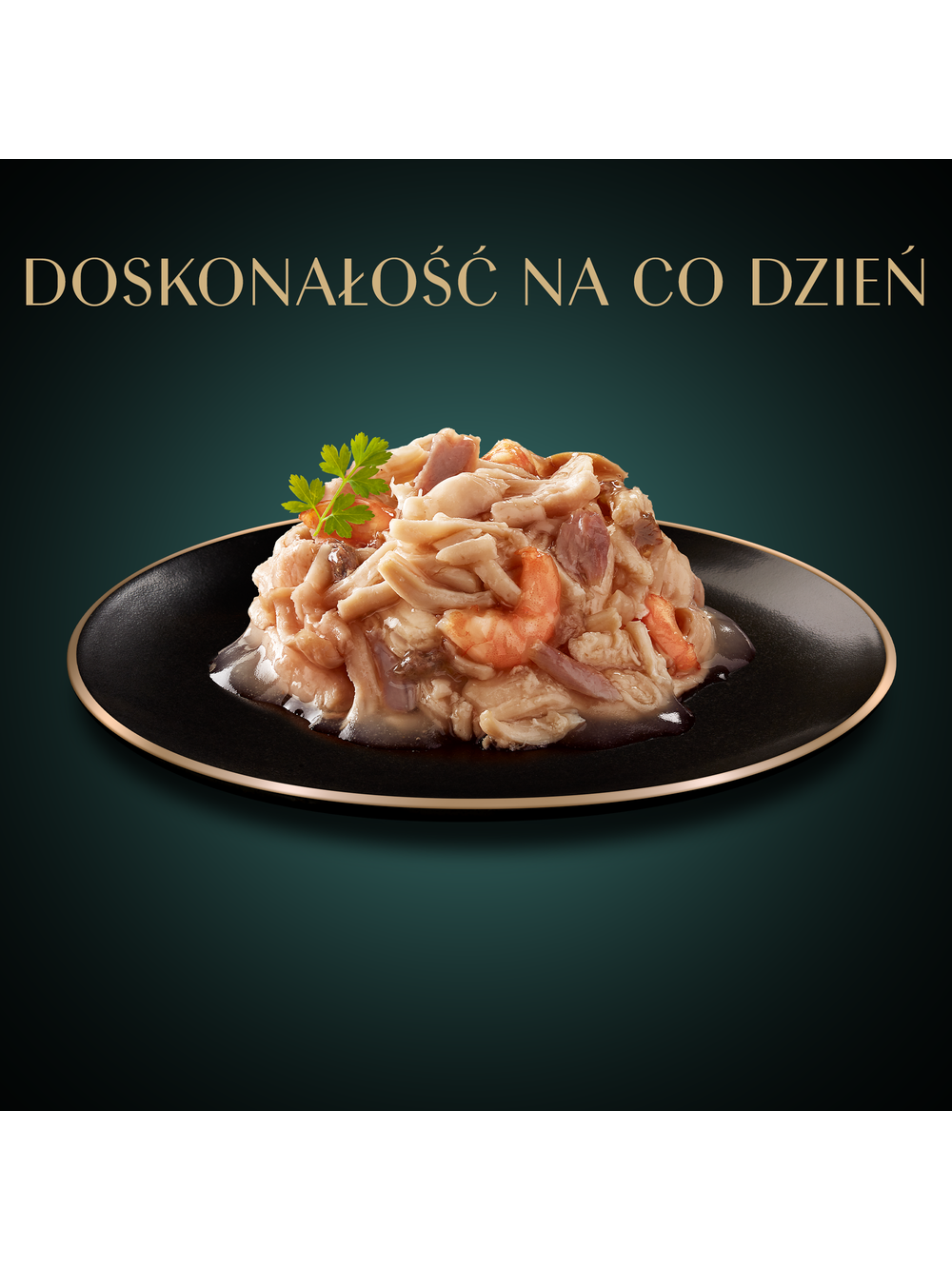 SHEBA Filets z kurczakiem, rybami oceanicznymi i krewetkami w sosie, tacka 60g