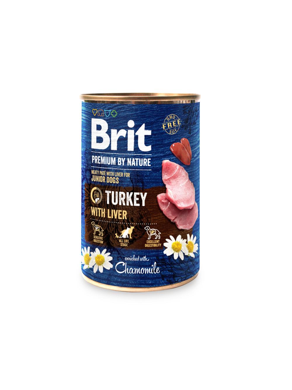Brit Premium by Nature Junior Turkey With Liver 400g
