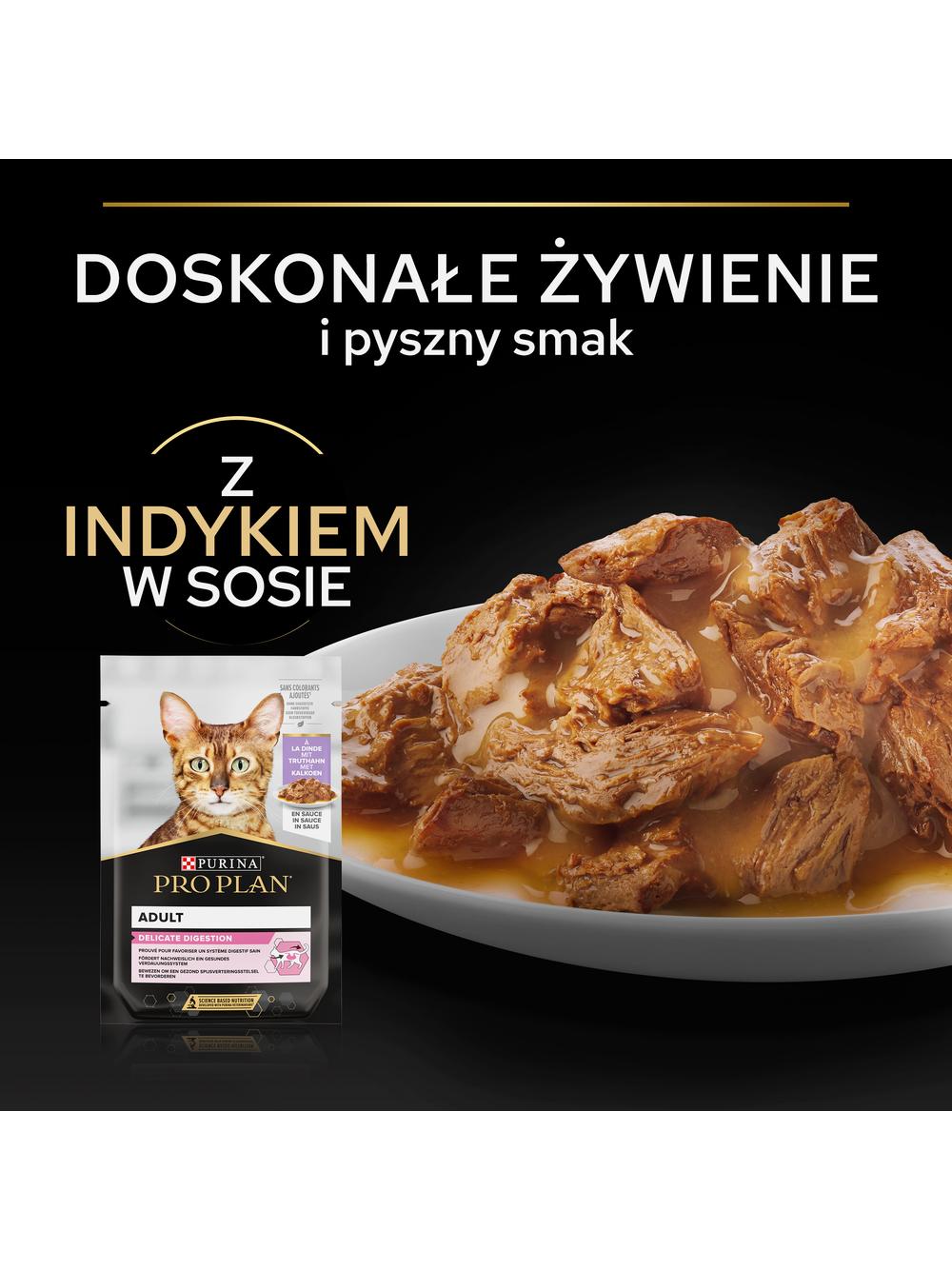 PRO PLAN Nutrisavour Delicate Karma dla kotów delikatne kawałki z łososiem w sosie 26x85g (18+8 GRATIS)