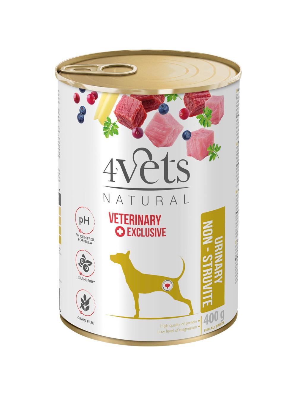 4Vets Dog Urinary Non-struvite 6x400g