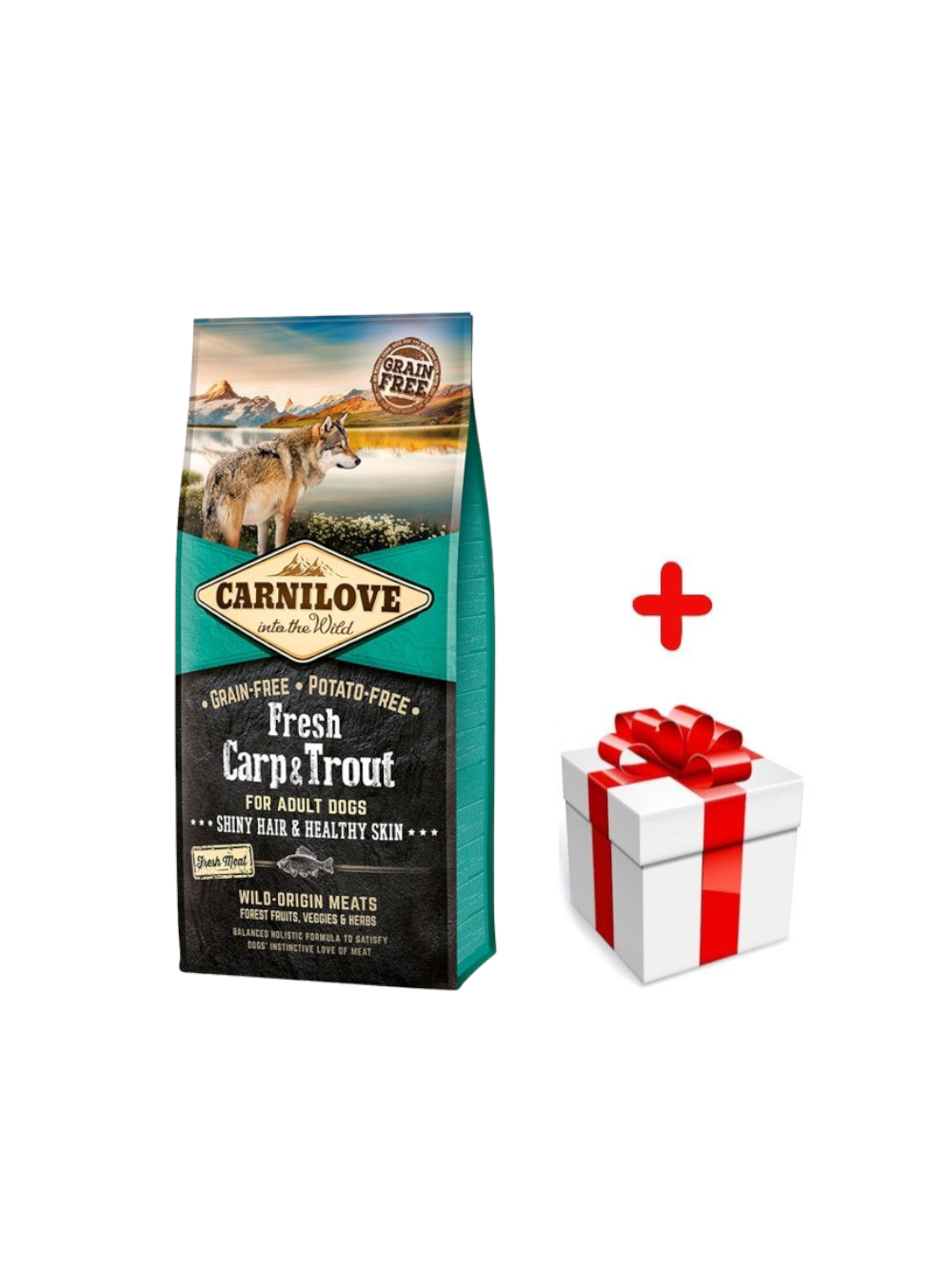 Carnilove Fresh Carp Trout Adult 12 kg + niespodzianka dla psa GRATIS!