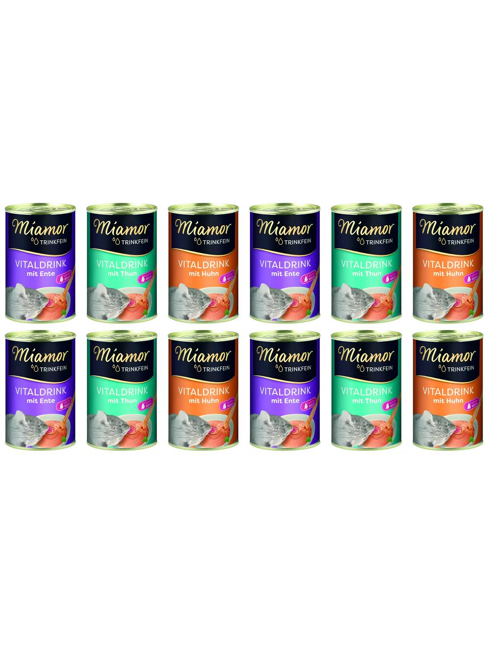 Miamor VitalDrink Mix smaków 12x135ml
