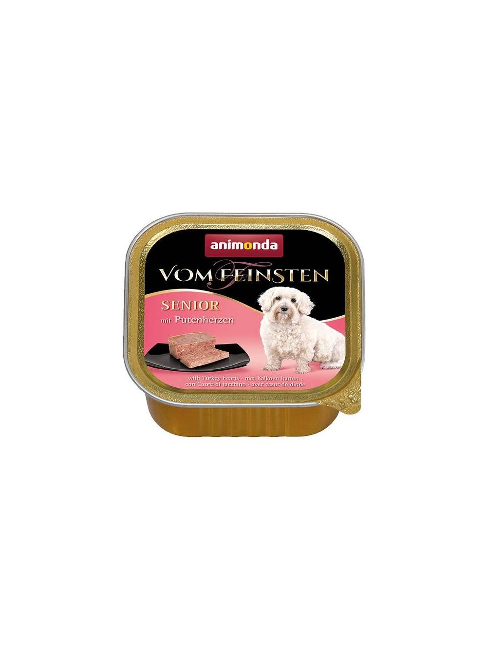 ANIMONDA Dog Vom Feinsten Senior smak: Serca Indyka 6x150g