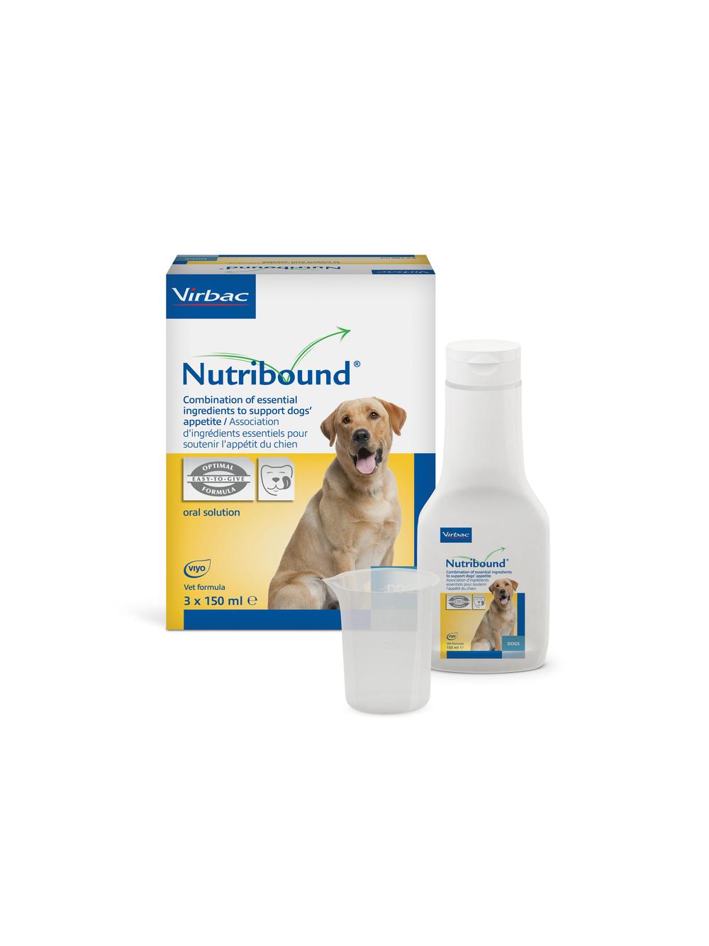 VIRBAC Nutribound Roztwór doustny dla psów w czasie rekonwalescencji 3x150ml