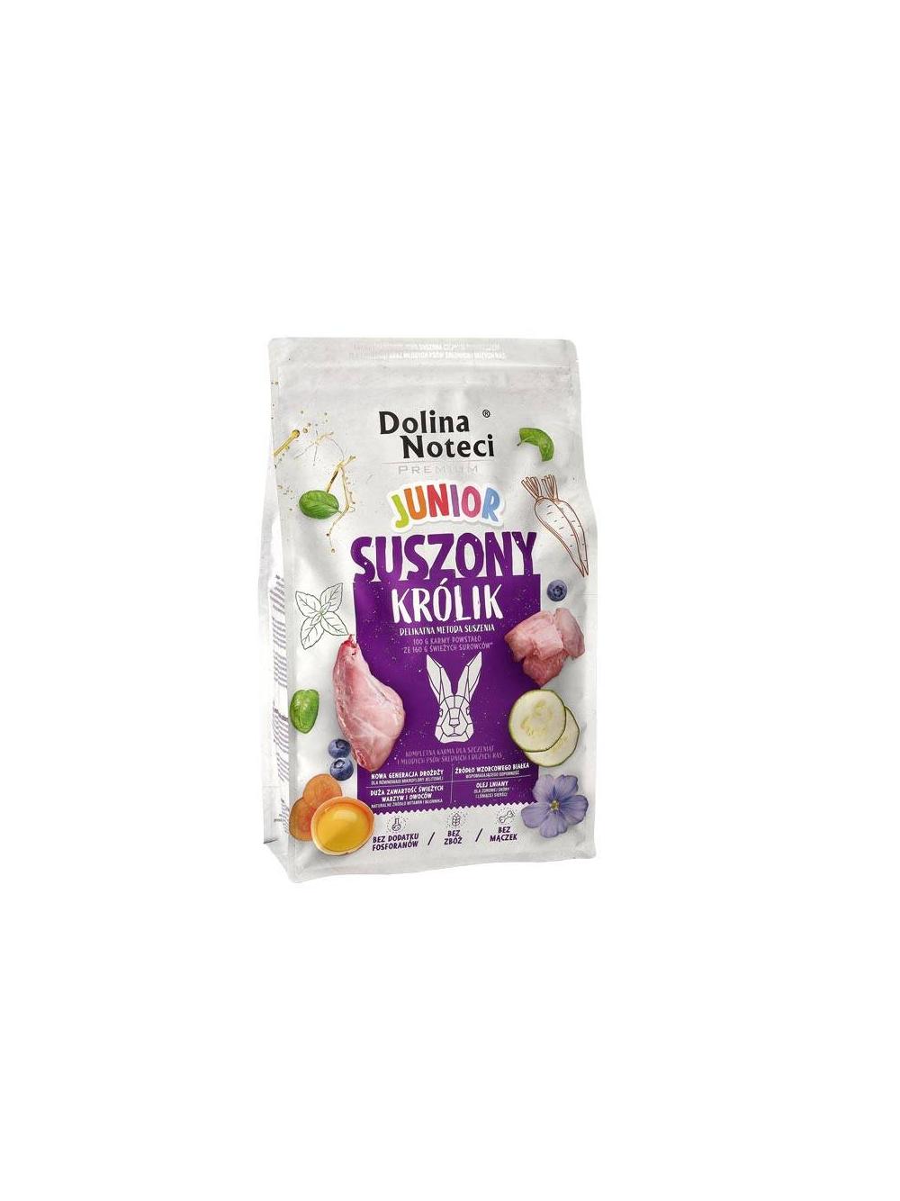 DOLINA NOTECI Premium Junior Królik- karma suszona dla psa 4kg