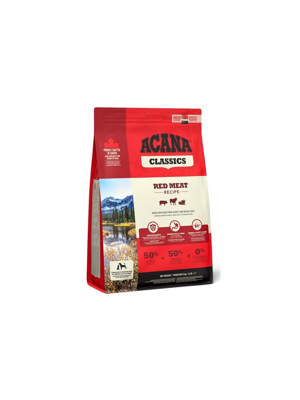 ACANA Classics Red Meat 2kg + niespodzianka dla psa GRATIS!