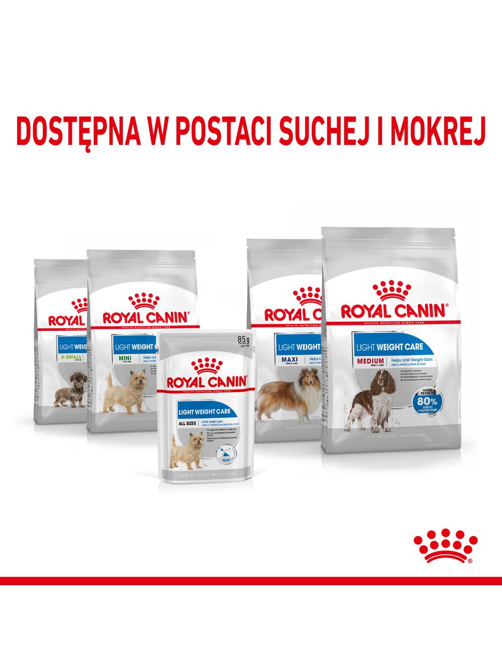 ROYAL CANIN CCN Light Weight Care 12x85g karma mokra - pasztet dla psów dorosłych z tendencją do nadwagi